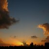 Skyline Miami Sunset